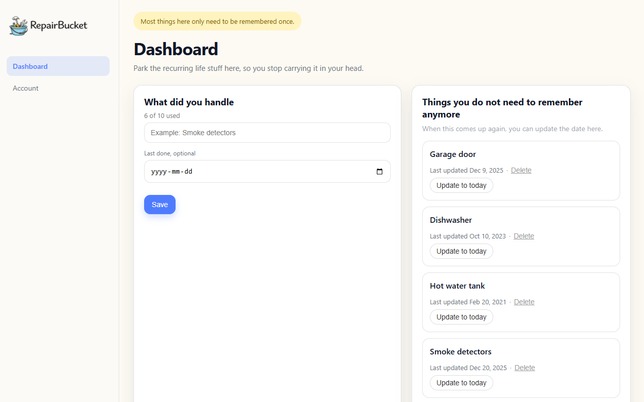 Dashboard preview